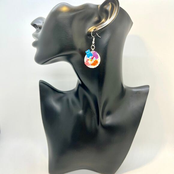 Gummy Bear Earrings - Cereal Earrings - Ice Cream Earrings - Summer Accessories - Picture 8 of 10